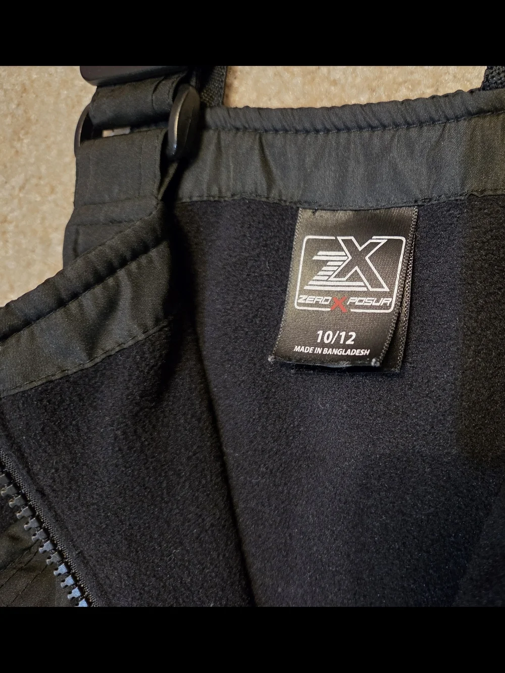 ZeroXposur Kids Snow Overalls with Adjustable Straps Size 10/12